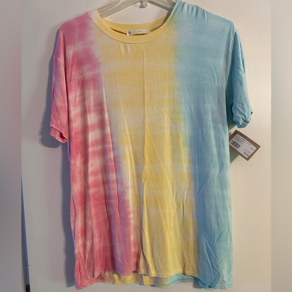 Multicolor Tie-Dye Boutique T-Shirt